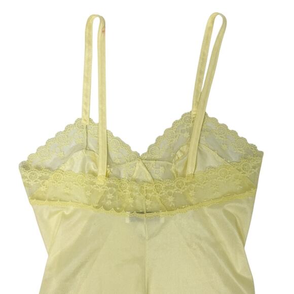 Vintage Interludes Lace Bodysuit Size Small Yellow - Picture 7 of 10